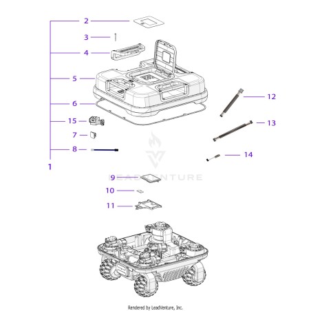 Support radar dx 075Z62500A ORIGINAL AMBROGIO | NewgardenParts.com