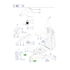 Motor support 400Z36100A ORIGINAL AMBROGIO | NewgardenParts.com