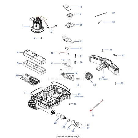 Chasis de parachoques L25Z06600A ORIGINAL AMBROGIO