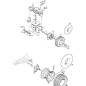 ORIGINAL STIGA Left Spindle - 1134-5009-02