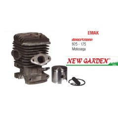 Cilindro pistone motosega 925 125 34mm 5016105 50162014 Oleomac | NewgardenParts.com