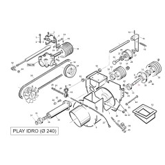 Turbine shaft PLAYGREEN PG SR ORIGINAL GIANNI FERRARI BFB 95049150003