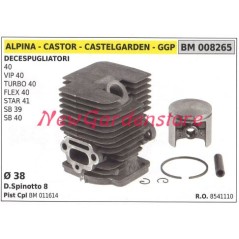 Cilindro pistone segmenti ALPINA motore decespugliatore 40 VIP40 TURBO40 8541110 | NewgardenParts.com