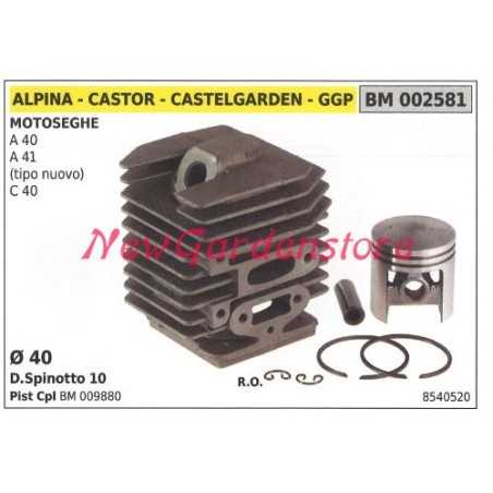 Cylindre piston segment ALPINA moteur tronçonneuse A40 41 C40 002581 | NewgardenParts.com