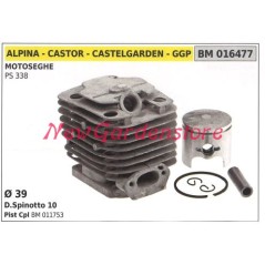 Cilindro pistone segmenti ALPINA motore motosega PS 338 016477 | NewgardenParts.com