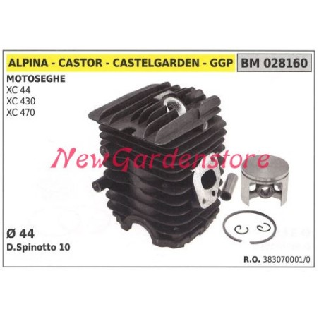 Cilindro pistone segmenti ALPINA motore motosega XC 44 430 470 028160 | NewgardenParts.com