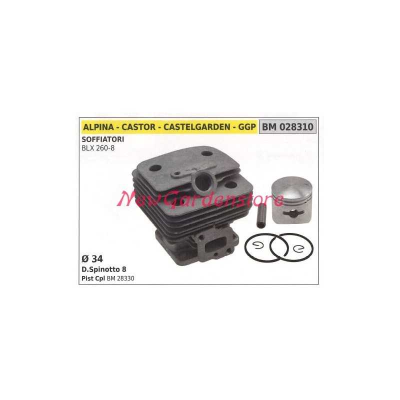 ALPINA Kolbenringzylinder für BLX 260-8 Gebläsemotor 028310