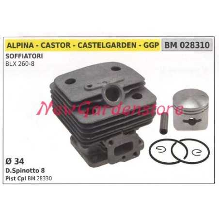 Cilindro de segmentos ALPINA para motor soplador BLX 260-8 028310 | NewgardenParts.com