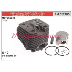 CINA piston ring cylinder CINA chainsaw engine CS 39 017385 | NewgardenParts.com