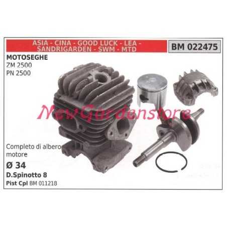 CINA piston ring piston cylinder ZM 2500 PN 2500 chainsaw engine 022475 | NewgardenParts.com