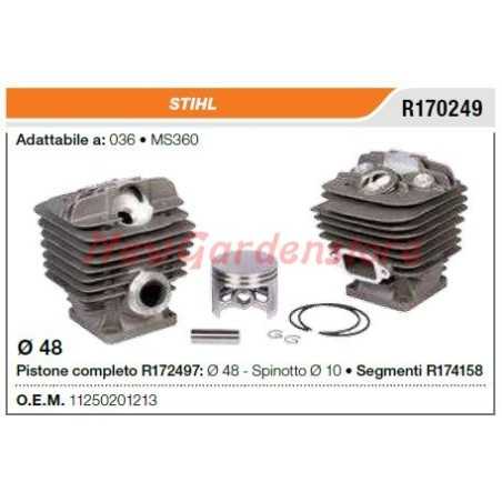 Piston ring cylinder segments compatible STIHL chainsaw MS360 036 1125-020-1213 | NewgardenParts.com