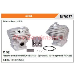 Piston cylinder segments compatible STIHL chainsaw MS461 11280201250 | NewgardenParts.com