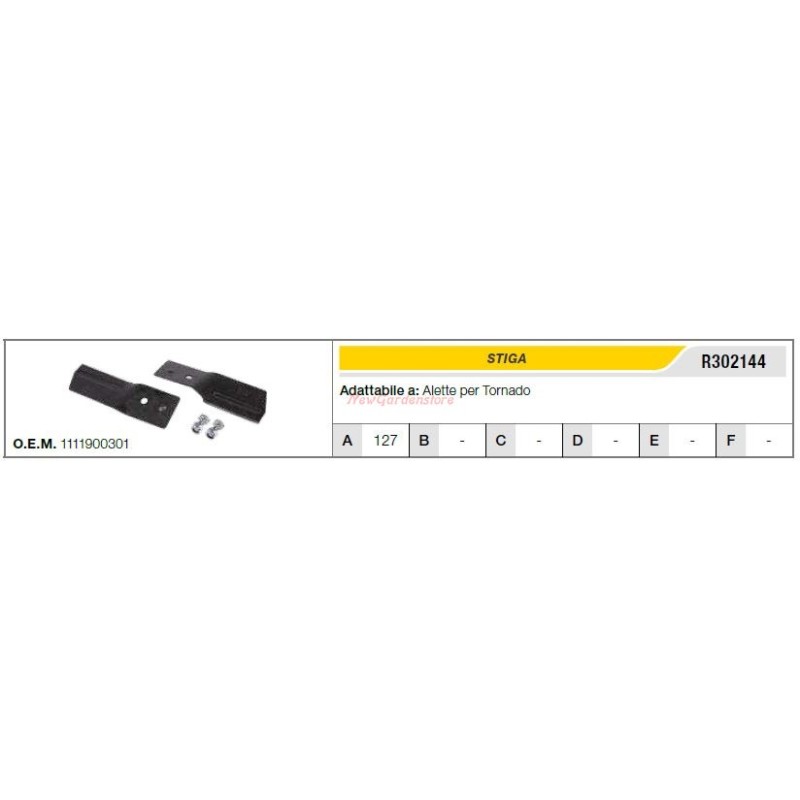 STIGA STIGA tracteur de pelouse tondeuse tondeuse tondeuse R302144