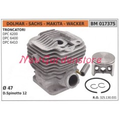 Cilindro pistone segmenti DOLMAR motore troncatore DPC 6200 6400 6410 017375 | NewgardenParts.com