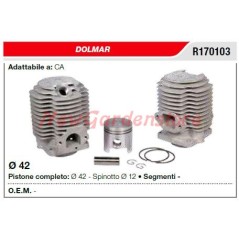 Cilindro pistone segmenti DOLMAR motosega CA R170103 | NewgardenParts.com