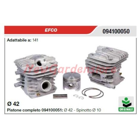 Cilindro pistone segmenti EFCO motosega 141 094100050 | NewgardenParts.com