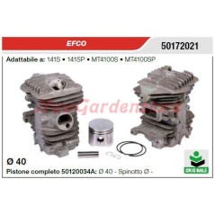 Cilindro pistone segmenti EFCO motosega 141S 141SP MT4100S MT4100SP 50172021 | NewgardenParts.com