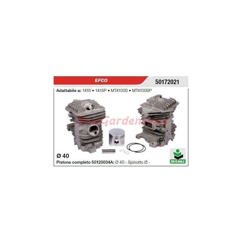 Cylindre à piston segment EFCO pour tronçonneuse 141S 141SP MT4100S MT4100SP 50172021