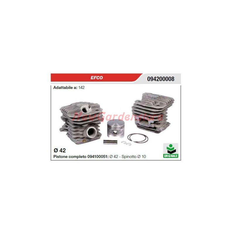 Cilindro pistone segmenti EFCO motosega 142 094200008