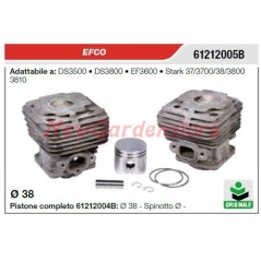 Cilindro pistone segmenti EFCO motosega DS3500 3800 EF3600 61212005B | NewgardenParts.com