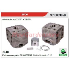 Cylindre à piston segment EFCO pour tronçonneuse TR1551 AT2050 301000365B