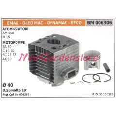 Segmentos de cilindro de pistón EMAK motor de soplador de niebla AM 150 M 15 30100365