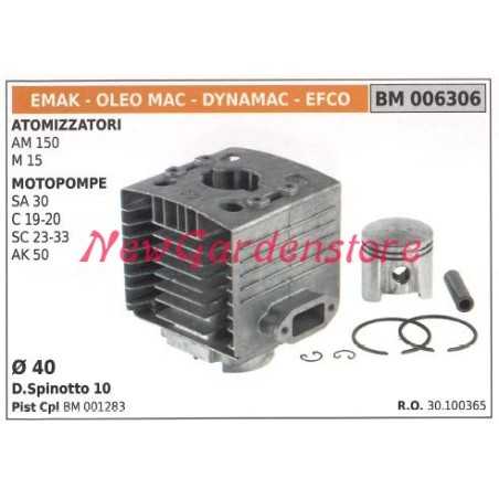 Piston cylinder segments EMAK mistblower engine AM 150 M 15 30100365 | NewgardenParts.com