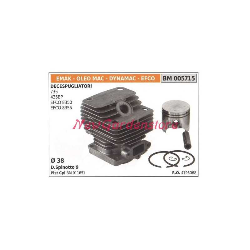 Piston cylinder segments EMAK brushcutter 735 435BP engine 005715