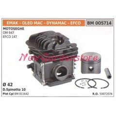 Cilindro pistone segmenti EMAK motore motosega OM 947 EFCO 147 005714