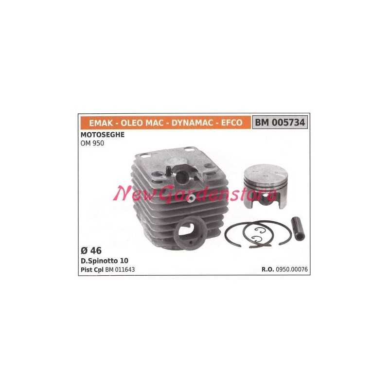 Piston cylinder segments EMAK chainsaw OM 950 engine 005734