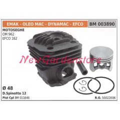 Piston cylinder segments EMAK chainsaw OM 962 EFCO 162 003890 | NewgardenParts.com
