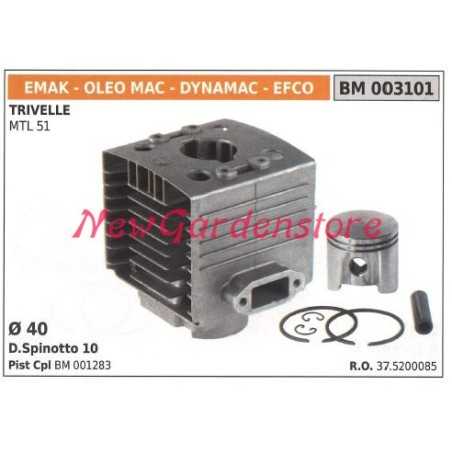 EMAK segment piston cylinder EMAK auger engine MTL 51 003101 | NewgardenParts.com