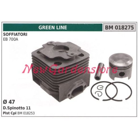 Cilindro pistone segmenti GREEN LINE motore soffiatore EB 700A 018275 | NewgardenParts.com