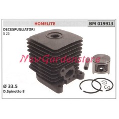 Cilindro pistone segmenti HOMELITE motore decespugliatore S 25 019913 | NewgardenParts.com