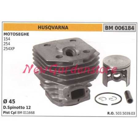 Piston cylinder segments HUSQVARNA chainsaw engine 154 254 254XP 006184 | NewgardenParts.com