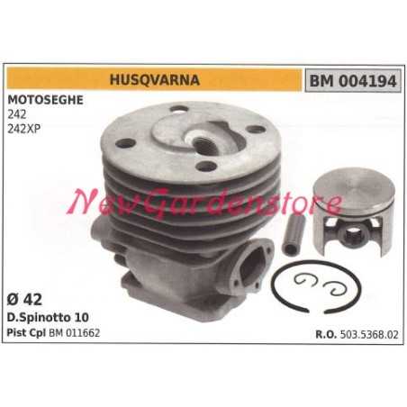 Piston cylinder segments HUSQVARNA chainsaw engine 242 242XP 004194 | NewgardenParts.com
