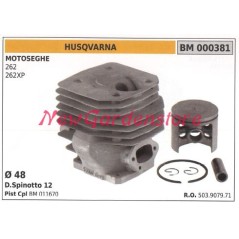 Piston cylinder segments HUSQVARNA chainsaw engine 262 262XP 000381 | NewgardenParts.com