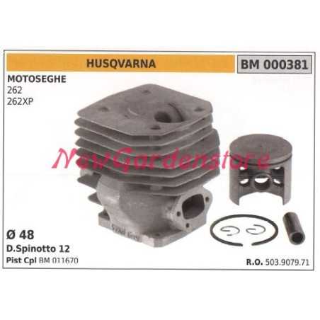 Piston cylinder segments HUSQVARNA chainsaw engine 262 262XP 000381 | NewgardenParts.com