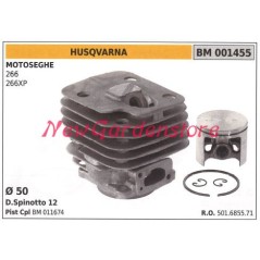 Piston cylinder segments HUSQVARNA chainsaw engine 266 266XP 001455 | NewgardenParts.com