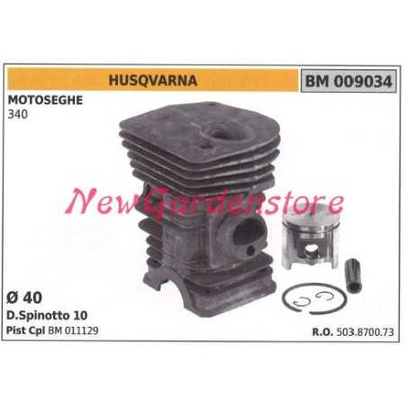 Piston cylinder segments HUSQVARNA chainsaw engine 340 009034 | NewgardenParts.com
