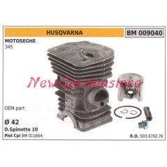 Cylinder piston rings HUSQVARNA chainsaw engine 345 009040 | NewgardenParts.com