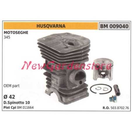 Cylinder piston rings HUSQVARNA chainsaw engine 345 009040 | NewgardenParts.com