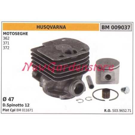 Cylinder piston rings HUSQVARNA chainsaw engine 362 371 372 009037 | NewgardenParts.com