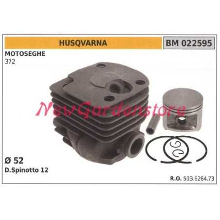 Cylinder piston rings HUSQVARNA chainsaw engine 372 022595 | NewgardenParts.com