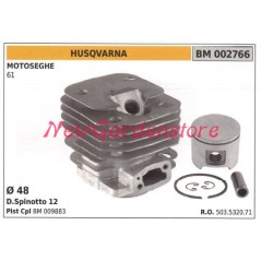 Cylinder piston rings HUSQVARNA chainsaw engine 61 002766 | NewgardenParts.com