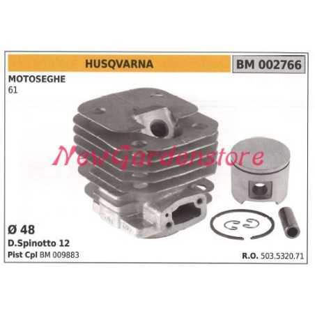 Cylinder piston rings HUSQVARNA chainsaw engine 61 002766 | NewgardenParts.com