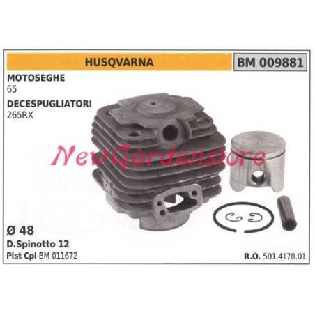 Piston cylinder segments HUSQVARNA chainsaw engine 65 009881 | NewgardenParts.com