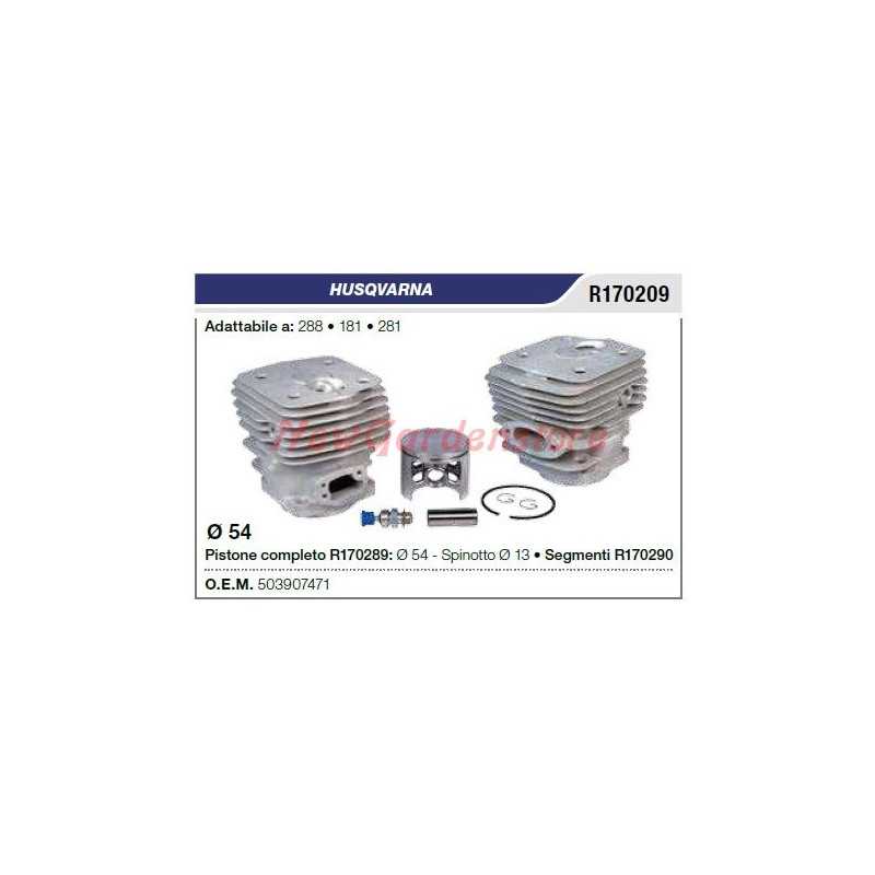 Piston cylinder segments HUSQVARNA chainsaw 288 181 281 R170209