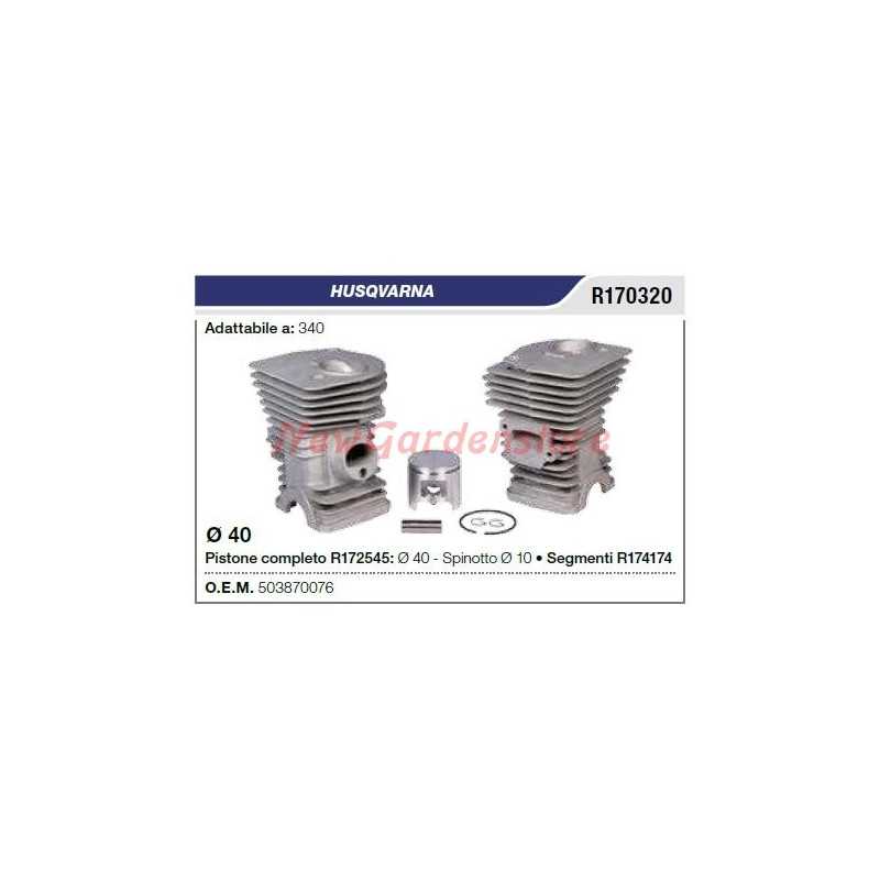 Piston Cylinder segments HUSQVARNA chainsaw 340 R170320