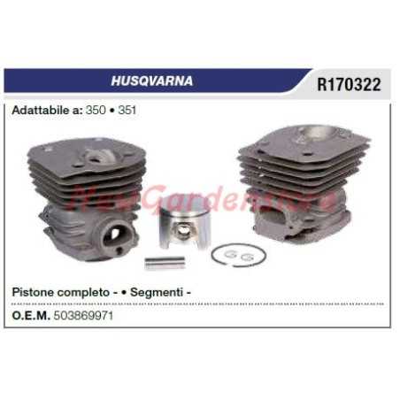 Piston cylinder segments HUSQVARNA chainsaw 350 351 R170322 | NewgardenParts.com
